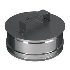 Ревизия на трубу D100 на расширителе зеркальная 304