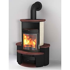 Печь  HARK 34 GT T1 ECOplus (jola-braun stone) цоколь графит